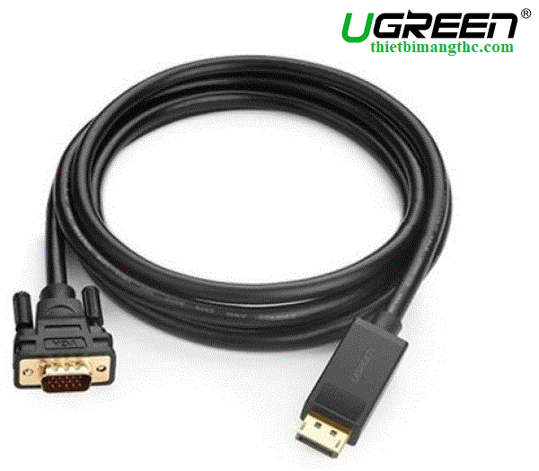 10247 Dây chuyển DP to VGA UGREEN, 1.5M